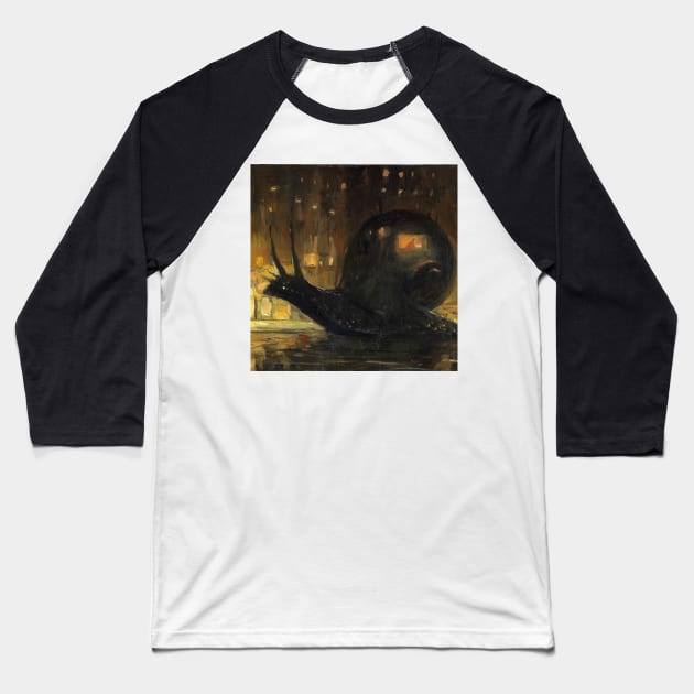 City life - Shaun Tan Baseball T-Shirt by Bequeat